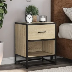 Nachttisch aus Sonoma-Eiche, 40x31x50 cm, aus Holzwerkstoff. von , Nachttische - Ref: Foro24-848686, Preis: 45,05 €, Rabatt: %