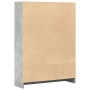Estantería de madera de ingeniería gris hormigón 80x24x109 cm de , Librerías y estanterías - Ref: Foro24-857838, Precio: 49,3...