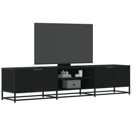 TV-Schrank aus schwarzem Ingenieurholz 180x35x41 cm von , TV-Möbel - Ref: Foro24-3300775, Preis: 108,84 €, Rabatt: %