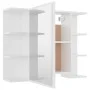 4-teiliges Badezimmermöbelset aus weißem Holzwerkstoff von vidaXL, Badezimmermöbel - Ref: Foro24-3056898, Preis: 222,48 €, Ra...
