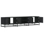 Mueble de TV madera de ingeniería negro 180x35x41 cm de , Muebles TV - Ref: Foro24-3300775, Precio: 109,99 €, Descuento: %