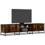 Mueble para TV madera de ingeniería roble ahumado 180x35x41 cm de , Muebles TV - Ref: Foro24-3300777, Precio: 108,20 €, Descu...