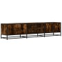 Mueble para TV madera de ingeniería roble ahumado 180x35x41 cm de , Muebles TV - Ref: Foro24-3300777, Precio: 108,20 €, Descu...