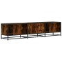 Mueble para TV madera de ingeniería roble ahumado 180x35x41 cm de , Muebles TV - Ref: Foro24-3300777, Precio: 108,20 €, Descu...