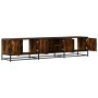 Mueble para TV madera de ingeniería roble ahumado 180x35x41 cm de , Muebles TV - Ref: Foro24-3300777, Precio: 108,20 €, Descu...