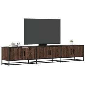 Mueble para TV madera de ingeniería marrón roble 210x35x41 cm de , Muebles TV - Ref: Foro24-3300794, Precio: 120,40 €, Descue...