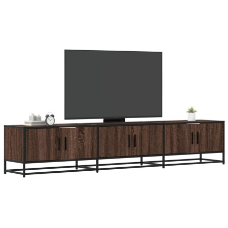 Mueble para TV madera de ingeniería marrón roble 210x35x41 cm de , Muebles TV - Ref: Foro24-3300794, Precio: 130,69 €, Descue...