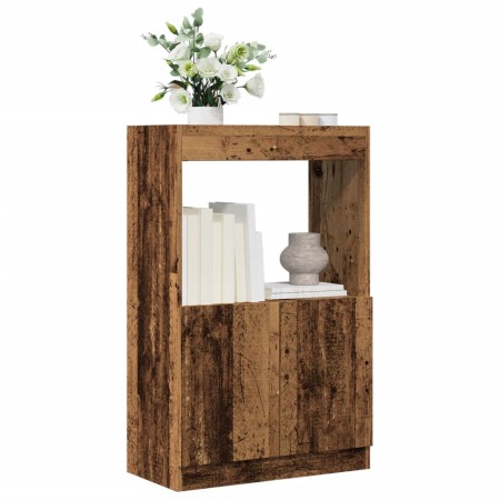 Aparadorde madera de ingeniería madera envejecida 63x33x100 cm de , Librerías y estanterías - Ref: Foro24-855104, Precio: 56,...