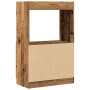 Aparadorde madera de ingeniería madera envejecida 63x33x100 cm de , Librerías y estanterías - Ref: Foro24-855104, Precio: 56,...