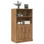 Aparador madera de ingeniería roble artisian 60x35,5x103,5 cm de , Aparadores - Ref: Foro24-857148, Precio: 85,17 €, Descuent...