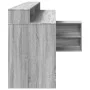 Engineered wood gray Sonoma LED desk 200x104x91 cm by , Desks - Ref: Foro24-3309470, Price: 197,92 €, Discount: %