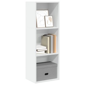 Estantería de madera de ingeniería blanca 40x30x114 cm de , Librerías y estanterías - Ref: Foro24-857867, Precio: 48,40 €, De...