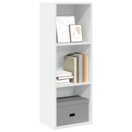 Estantería de madera de ingeniería blanca 40x30x114 cm de , Librerías y estanterías - Ref: Foro24-857867, Precio: 47,69 €, De...