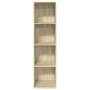 Estantería de madera de ingeniería roble Sonoma 40x30x152 cm de , Librerías y estanterías - Ref: Foro24-857878, Precio: 66,36...
