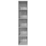 Estantería de madera de ingeniería gris Sonoma 40x30x189 cm de , Librerías y estanterías - Ref: Foro24-857890, Precio: 58,25 ...