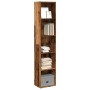 Estantería madera de ingeniería color envejecido 40x30x189 cm de , Librerías y estanterías - Ref: Foro24-857892, Precio: 71,5...