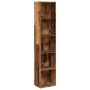 Estantería madera de ingeniería color envejecido 40x30x189 cm de , Librerías y estanterías - Ref: Foro24-857892, Precio: 71,5...
