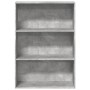 Estantería de madera de ingeniería gris hormigón 80x30x114 cm de , Librerías y estanterías - Ref: Foro24-857934, Precio: 51,4...