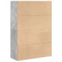 Estantería de madera de ingeniería gris hormigón 80x30x114 cm de , Librerías y estanterías - Ref: Foro24-857934, Precio: 51,4...