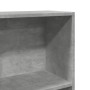 Estantería de madera de ingeniería gris hormigón 80x30x114 cm de , Librerías y estanterías - Ref: Foro24-857934, Precio: 51,4...