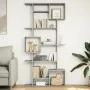 Estantería de madera de ingeniería gris Sonoma 92x29x188 cm de , Librerías y estanterías - Ref: Foro24-3310321, Precio: 125,5...