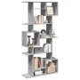 Estantería de madera de ingeniería gris Sonoma 92x29x188 cm de , Librerías y estanterías - Ref: Foro24-3310321, Precio: 125,5...