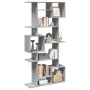 Estantería de madera de ingeniería gris Sonoma 92x29x188 cm de , Librerías y estanterías - Ref: Foro24-3310321, Precio: 127,6...