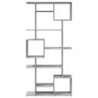 Estantería de madera de ingeniería gris Sonoma 92x29x188 cm de , Librerías y estanterías - Ref: Foro24-3310321, Precio: 127,6...