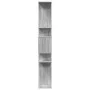 Estantería de madera de ingeniería gris Sonoma 92x29x188 cm de , Librerías y estanterías - Ref: Foro24-3310321, Precio: 125,5...