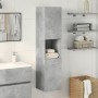 Armario pared baño madera ingeniería gris hormigón 30x30x130 cm de , Muebles de baño - Ref: Foro24-856220, Precio: 56,60 €, D...