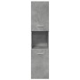 Armario pared baño madera ingeniería gris hormigón 30x30x130 cm de , Muebles de baño - Ref: Foro24-856220, Precio: 56,60 €, D...