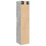 Armario pared baño madera ingeniería gris hormigón 30x30x130 cm de , Muebles de baño - Ref: Foro24-856220, Precio: 56,60 €, D...