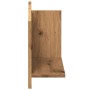 Armario pared madera ingeniería roble artesanal 70x16,5x30 cm de , Estantes y estanterías - Ref: Foro24-854858, Precio: 24,70...