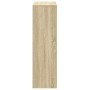 Librería divisor 3 niveles madera roble Sonoma 99x29x99 cm de , Librerías y estanterías - Ref: Foro24-857960, Precio: 63,39 €...