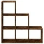 Librería divisor 3 niveles madera roble ahumado 99x29x99 cm de , Librerías y estanterías - Ref: Foro24-857962, Precio: 64,64 ...