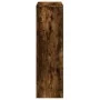 Librería divisor 3 niveles madera roble ahumado 99x29x99 cm de , Librerías y estanterías - Ref: Foro24-857962, Precio: 64,64 ...