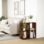 Librería divisora madera roble ahumado 69,5x29x69,5 cm de , Librerías y estanterías - Ref: Foro24-858007, Precio: 41,87 €, De...