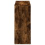 Librería divisora madera roble ahumado 69,5x29x69,5 cm de , Librerías y estanterías - Ref: Foro24-858007, Precio: 41,87 €, De...