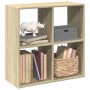 Librería divisor madera ingeniería roble Sonoma 69,5x29x69,5 cm de , Librerías y estanterías - Ref: Foro24-858005, Precio: 41...