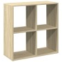 Librería divisor madera ingeniería roble Sonoma 69,5x29x69,5 cm de , Librerías y estanterías - Ref: Foro24-858005, Precio: 41...