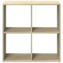 Librería divisor madera ingeniería roble Sonoma 69,5x29x69,5 cm de , Librerías y estanterías - Ref: Foro24-858005, Precio: 41...