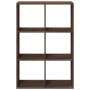 Librería divisor madera ingeniería marrón roble 69,5x29x103,5cm de , Librerías y estanterías - Ref: Foro24-858018, Precio: 56...