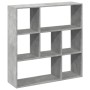 Librería divisora madera gris hormigón 102x29x103,5 cm de , Librerías y estanterías - Ref: Foro24-858051, Precio: 71,35 €, De...