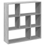 Librería divisor madera ingeniería gris Sonoma 102x29x103,5 cm de , Librerías y estanterías - Ref: Foro24-858053, Precio: 71,...