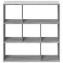 Librería divisor madera ingeniería gris Sonoma 102x29x103,5 cm de , Librerías y estanterías - Ref: Foro24-858053, Precio: 71,...