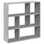 Librería divisor madera ingeniería gris Sonoma 102x29x103,5 cm de , Librerías y estanterías - Ref: Foro24-858053, Precio: 71,...