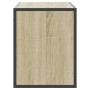 Mueble TV madera ingeniería y metal roble Sonoma 100x31x39,5 cm de , Muebles TV - Ref: Foro24-848935, Precio: 56,35 €, Descue...