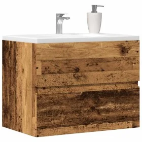 Mueble de baño madera de ingeniería envejecida 60x38,5x45 cm de , Muebles de baño - Ref: Foro24-856243, Precio: 51,51 €, Desc...