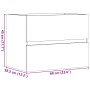 Mueble de baño madera de ingeniería envejecida 60x38,5x45 cm de , Muebles de baño - Ref: Foro24-856243, Precio: 53,18 €, Desc...