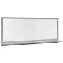 Espejo mueble baño madera ingeniería gris hormigón 90x11x37 cm de , Tocadores de baño - Ref: Foro24-856201, Precio: 35,55 €, ...
